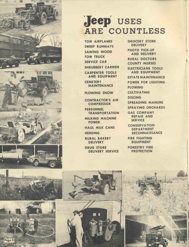 1949 Jeep Universal Operation Data Page 13